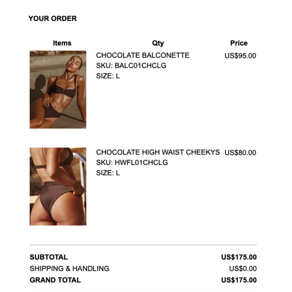 Ark swim bikini - NWT - balconette - Picture 3 of 5